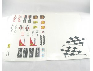 Taft-Hobby Futura Red Jet Decal Set Taft-Hobby Futura Red Jet Decal Set